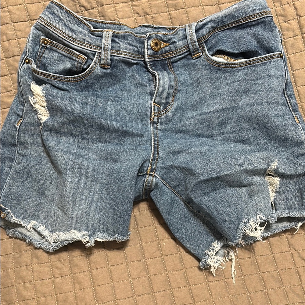 Denim Distressed Women's Shorts
